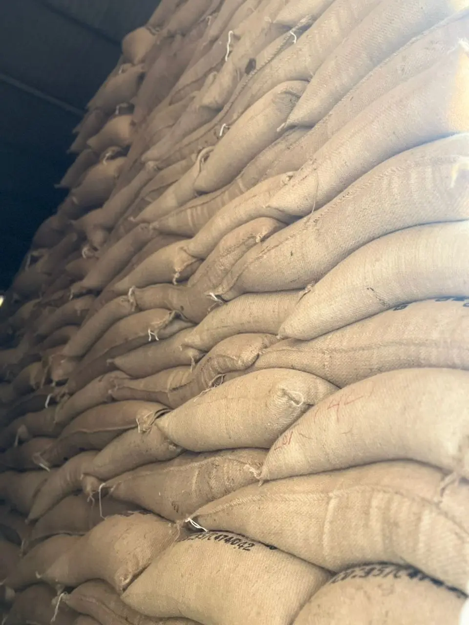 Coffee stock close-up