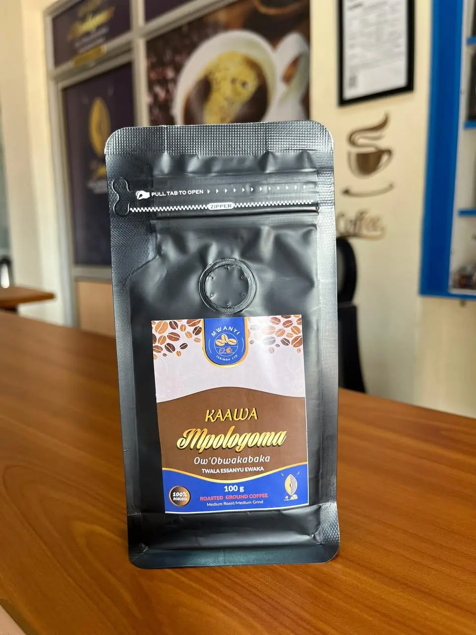 Retail coffee presentation