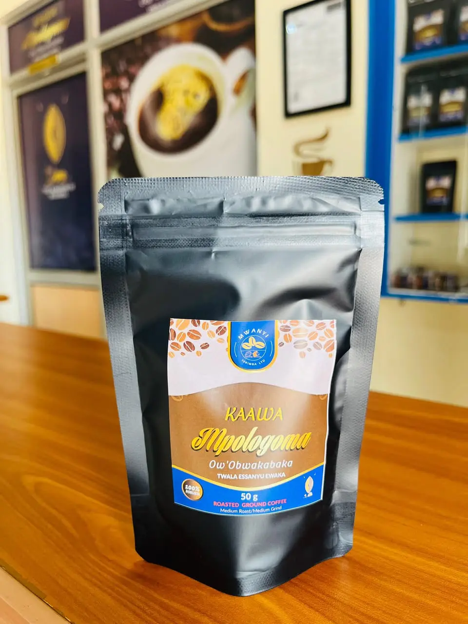 Proudly Ugandan coffee