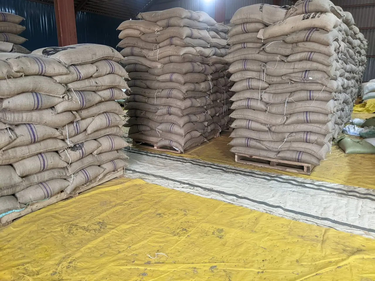 Prepared warehouse stock