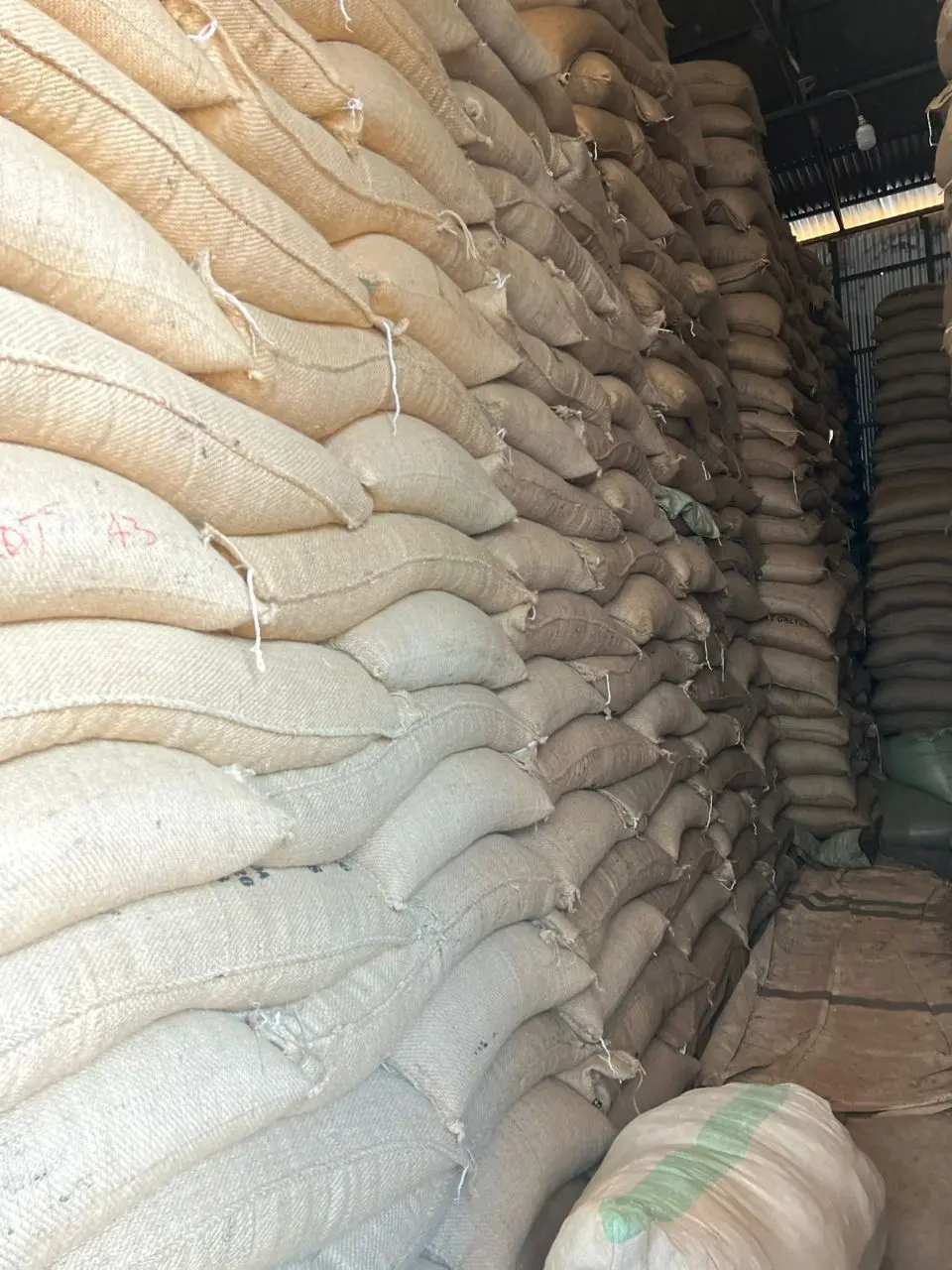 Protected warehouse storage